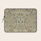 William Morris Vintage Bullerswood Stone Mustard Laptop Sleeve Gallery Image 1