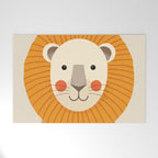 Lion, Animal Portrait Welcome Mat Gallery Image 1