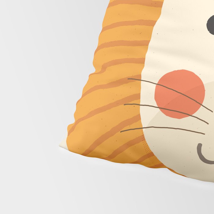 Lion, Animal Portrait Pillow Sham Gallery Image 4