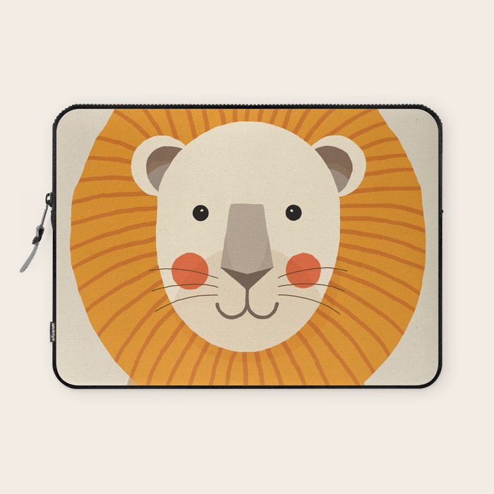 Lion, Animal Portrait Laptop Sleeve Gallery Image 1