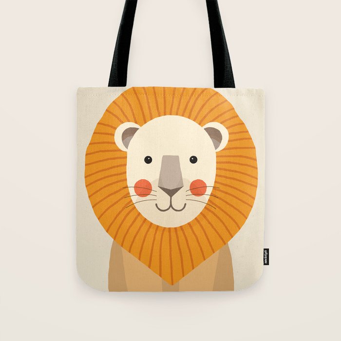 Lion, Animal Portrait Tote Bag Gallery Image 1