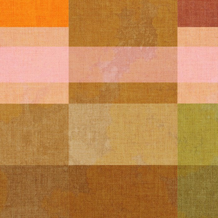 Cosy Heritage Woven Plaid 1 earthy orange blue green Coffee Mug Gallery Image 2