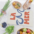 Retro Coastal Art Print - La Mer Cutting Board Gallery Image 2