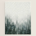 Foggy Pine Trees 3 Jigsaw Puzzle Gallery Image 1