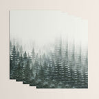 Foggy Pine Trees 3 Wrapping Paper Gallery Image 3