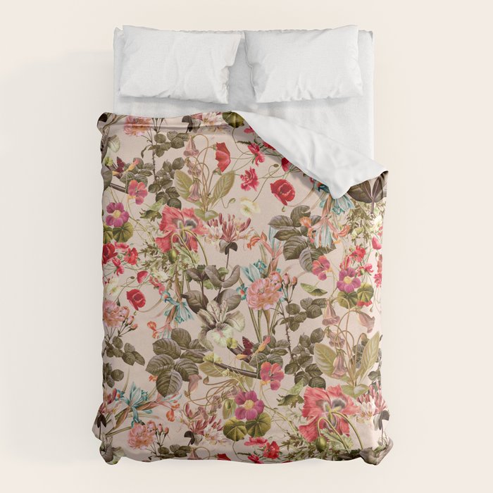 Vintage Summer Garden Duvet Cover Gallery Image 1