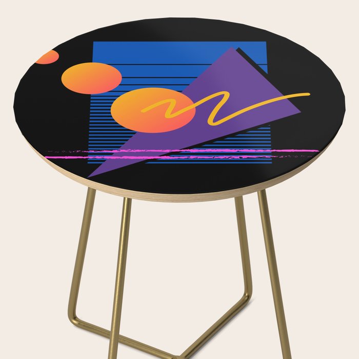 Memphis pattern 112 - 80s / 90s Retro Side Table Gallery Image 2