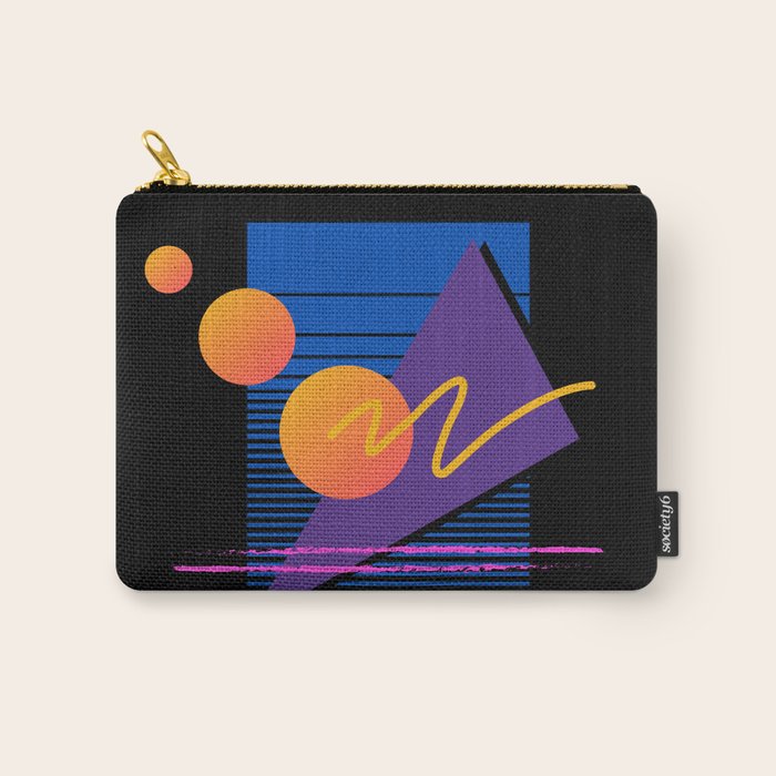 Memphis pattern 112 - 80s / 90s Retro Carry All Pouch Gallery Image 1