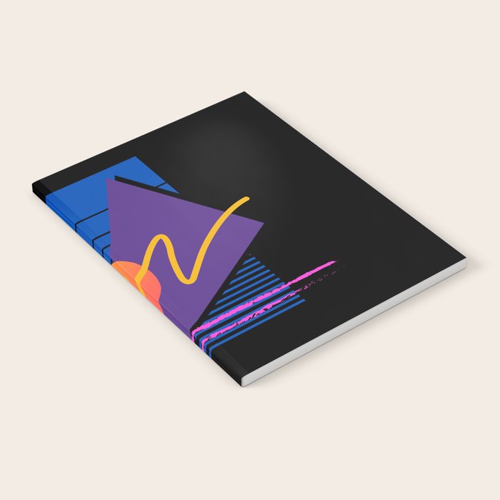 Memphis pattern 112 - 80s / 90s Retro Notebook Gallery Image 2