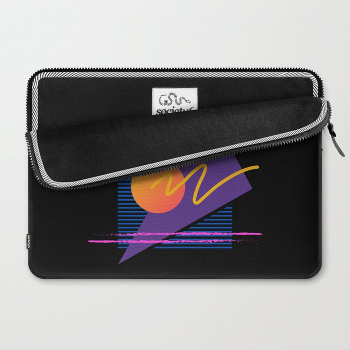 Memphis pattern 112 - 80s / 90s Retro Laptop Sleeve Gallery Image 2