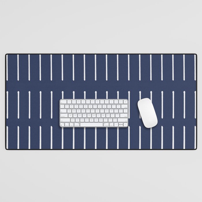 Mudcloth (Navy) Desk Mat Gallery Image 1
