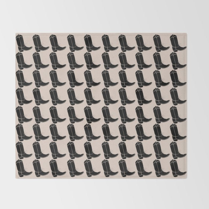 boot scoot Throw Blanket Gallery Image 2