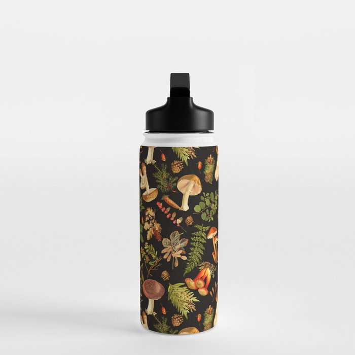 Vintage & Shabby Chic - Autumn Harvest Black Water Bottle Gallery Image 3