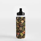 Vintage & Shabby Chic - Autumn Harvest Black Water Bottle Gallery Image 2