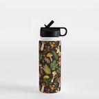 Vintage & Shabby Chic - Autumn Harvest Black Water Bottle Gallery Image 1