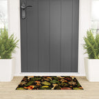 Vintage & Shabby Chic - Autumn Harvest Black Welcome Mat Gallery Image 3