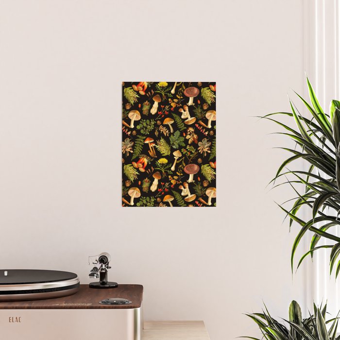 Vintage & Shabby Chic - Autumn Harvest Black Poster Gallery Image 2