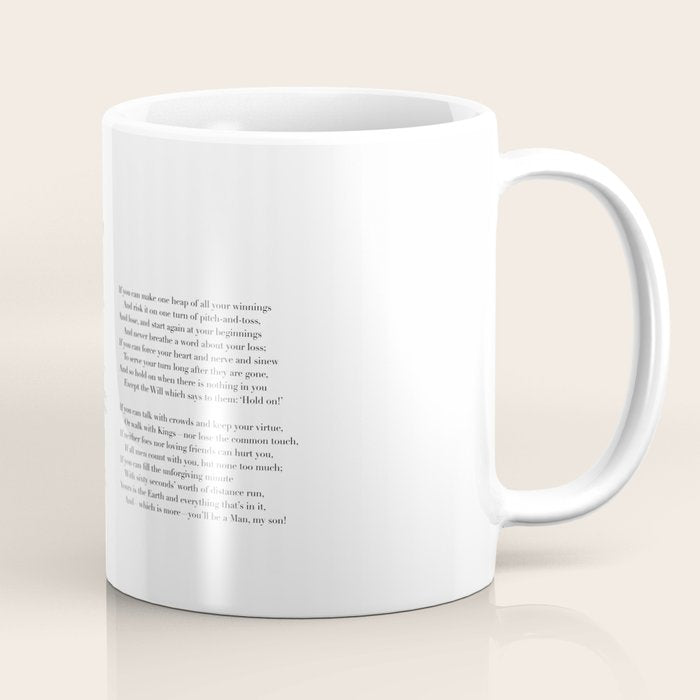 If by Rudyard Kipling Coffee Mug Gallery Image 1