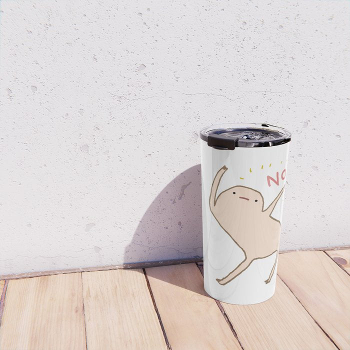 Honest Blob Says No Travel Mug Gallery Image 4