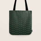 Dragonfly Pattern X Earthy Green Tote Bag Gallery Image 1