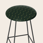 Dragonfly Pattern X Earthy Green Stool Gallery Image 2