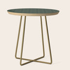 Dragonfly Pattern X Earthy Green Side Table Gallery Image 1