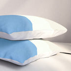 Sunny Island - Gold Blue Pillow Sham Gallery Image 3