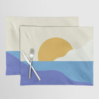Sunny Island - Gold Blue Placemat Gallery Image 1