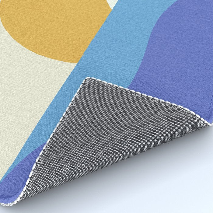 Sunny Island - Gold Blue Rug Gallery Image 4