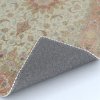 Peach Parsa Antique Persian Carpet Rug Gallery Image 4
