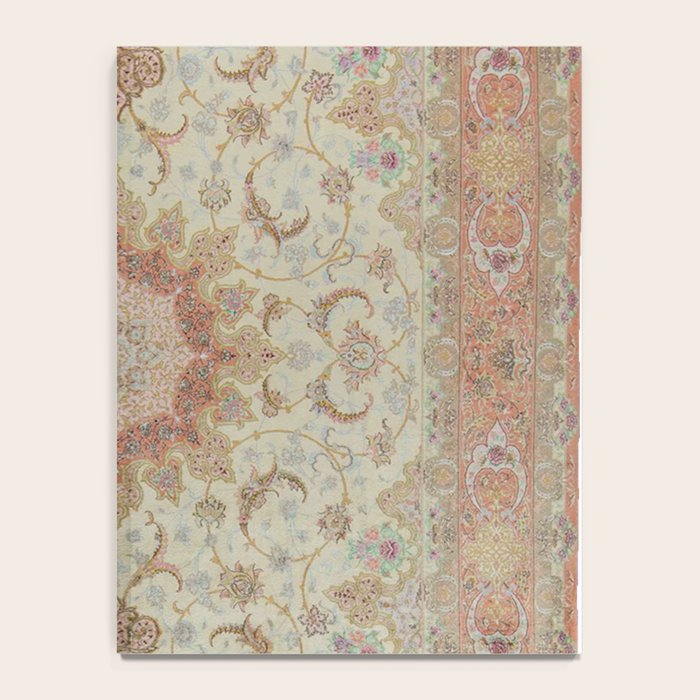 Peach Parsa Antique Persian Carpet Notebook Gallery Image 4