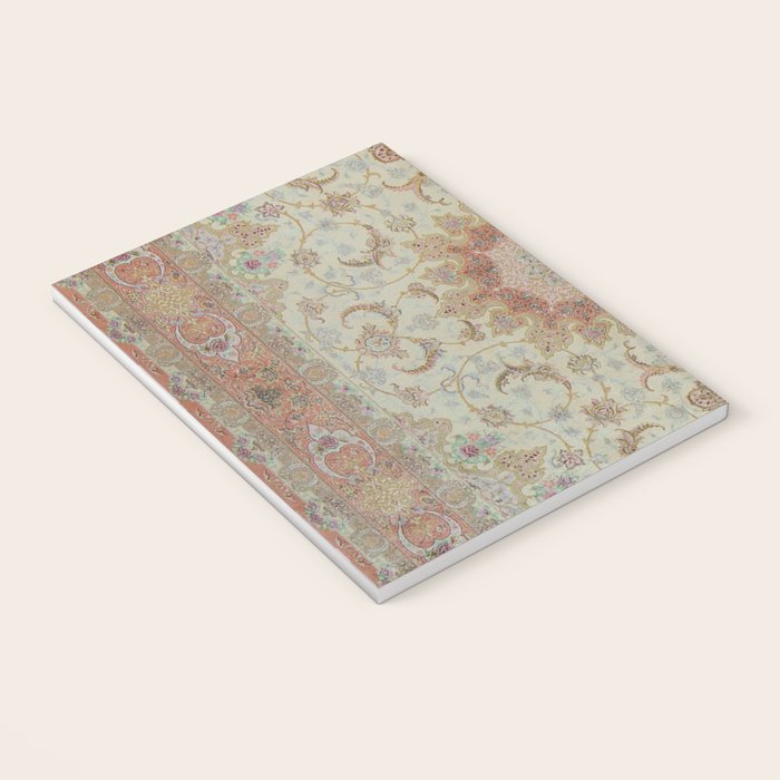 Peach Parsa Antique Persian Carpet Notebook Gallery Image 3