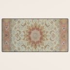 Peach Parsa Antique Persian Carpet Desk Mat Gallery Image 3