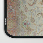 Peach Parsa Antique Persian Carpet Laptop Sleeve Gallery Image 3