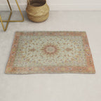 Peach Parsa Antique Persian Carpet Rug Gallery Image 1