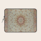 Peach Parsa Antique Persian Carpet Laptop Sleeve Gallery Image 1