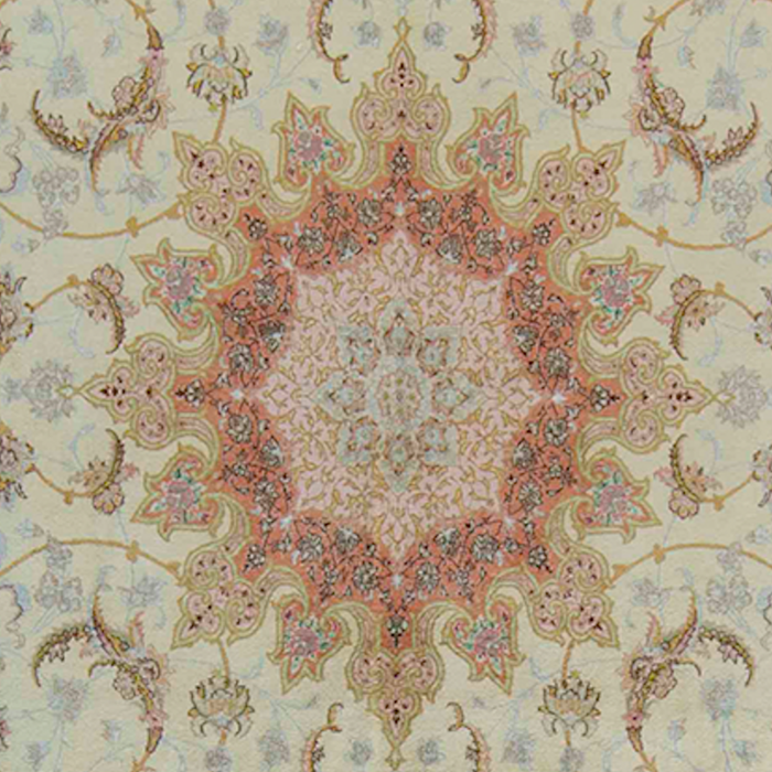 Peach Parsa Antique Persian Carpet Coffee Mug Gallery Image 2