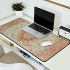 Peach Parsa Antique Persian Carpet Desk Mat Gallery Image 2