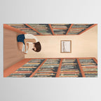 Getting Lost in a Book Tablecloth Gallery Image 2