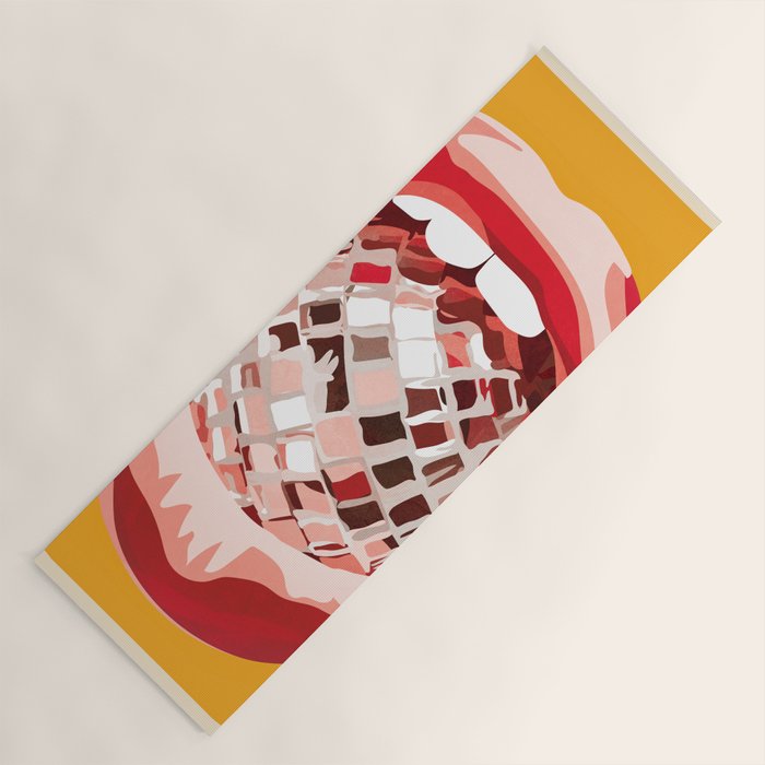 Disco Kiss 4 Yoga Mat Gallery Image 1