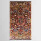 Regal Antique Persian Kashmar Tablecloth Gallery Image 2
