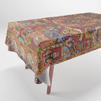 Regal Antique Persian Kashmar Tablecloth Gallery Image 1