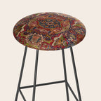 Regal Antique Persian Kashmar Stool Gallery Image 2