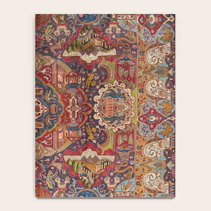 Regal Antique Persian Kashmar Notebook Gallery Image 4