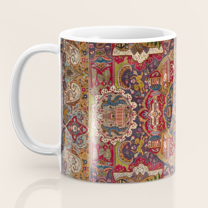 Regal Antique Persian Kashmar Coffee Mug Gallery Image 3