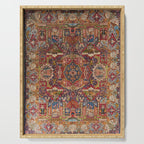 Regal Antique Persian Kashmar Serving Tray Gallery Image 1