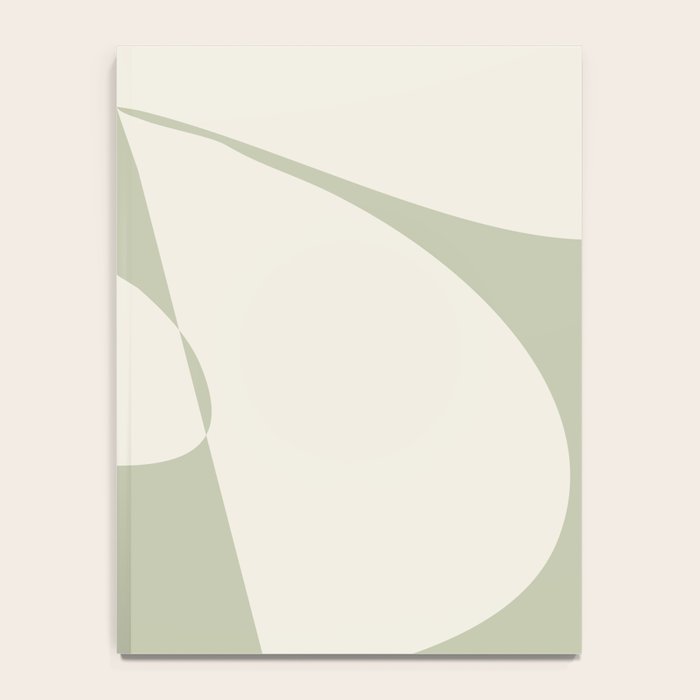 Minimalist Modern Abstract Expressionism in Sage Notebook Gallery Image 4