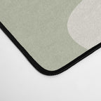 Minimalist Modern Abstract Expressionism in Sage Desk Mat Gallery Image 4