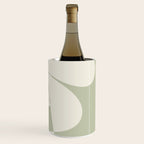 Minimalist Modern Abstract Expressionism in Sage Wine Chiller Gallery Image 3