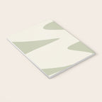 Minimalist Modern Abstract Expressionism in Sage Notebook Gallery Image 3